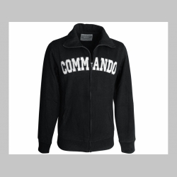 Commando Industries čierna mikina nazips Materiál 60% bavlna 40% polyester